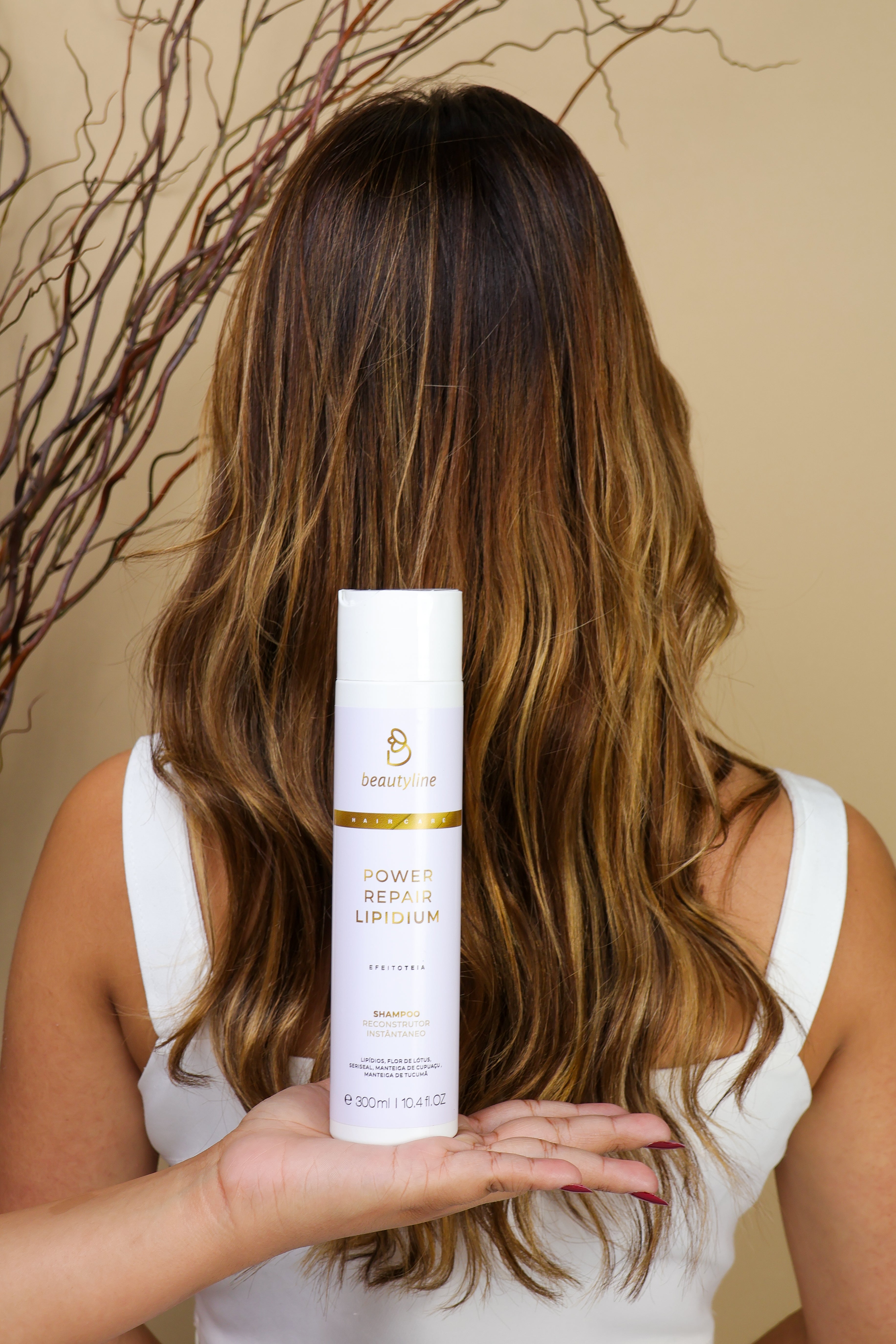 Shampoo Repair Lipidium Efeito Teia Pós Químico 300ml